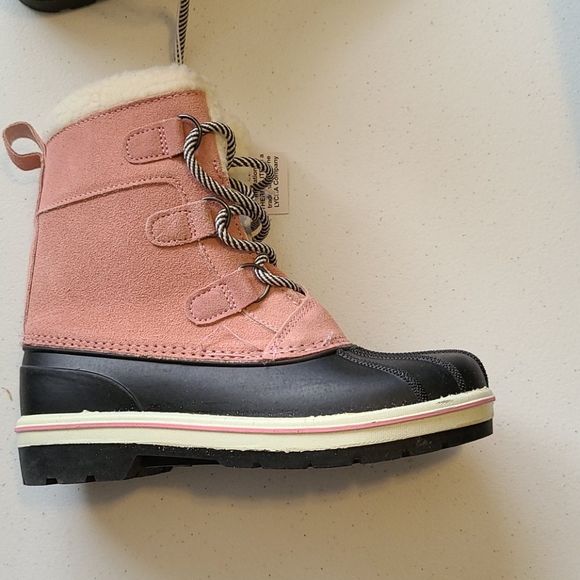 Girls Rolane  winter boots pink - Picture 3 of 4